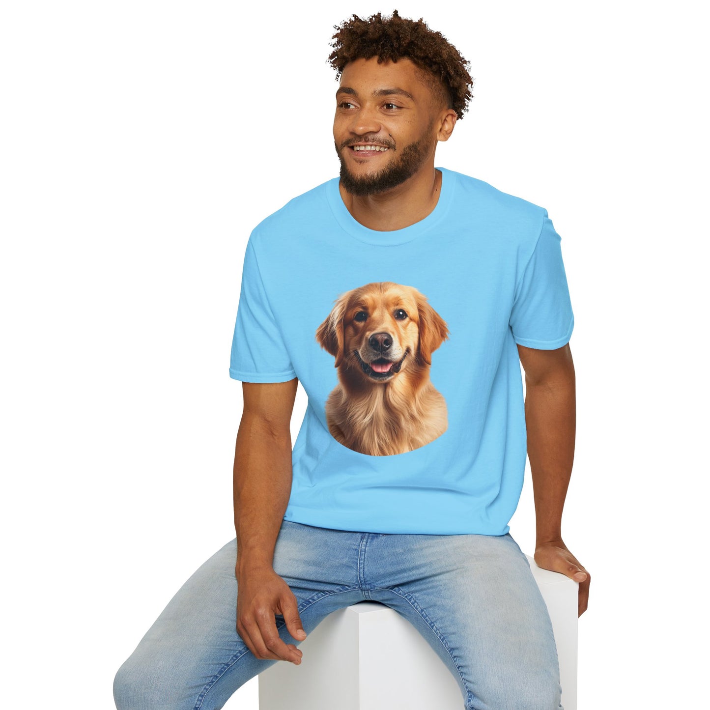 Golden Retriever Dog Portrait Shirt – Lab Dog Lover Gift, Cute Dog Mom Tee, Dog Dad Shirt, Pet Breed Apparel