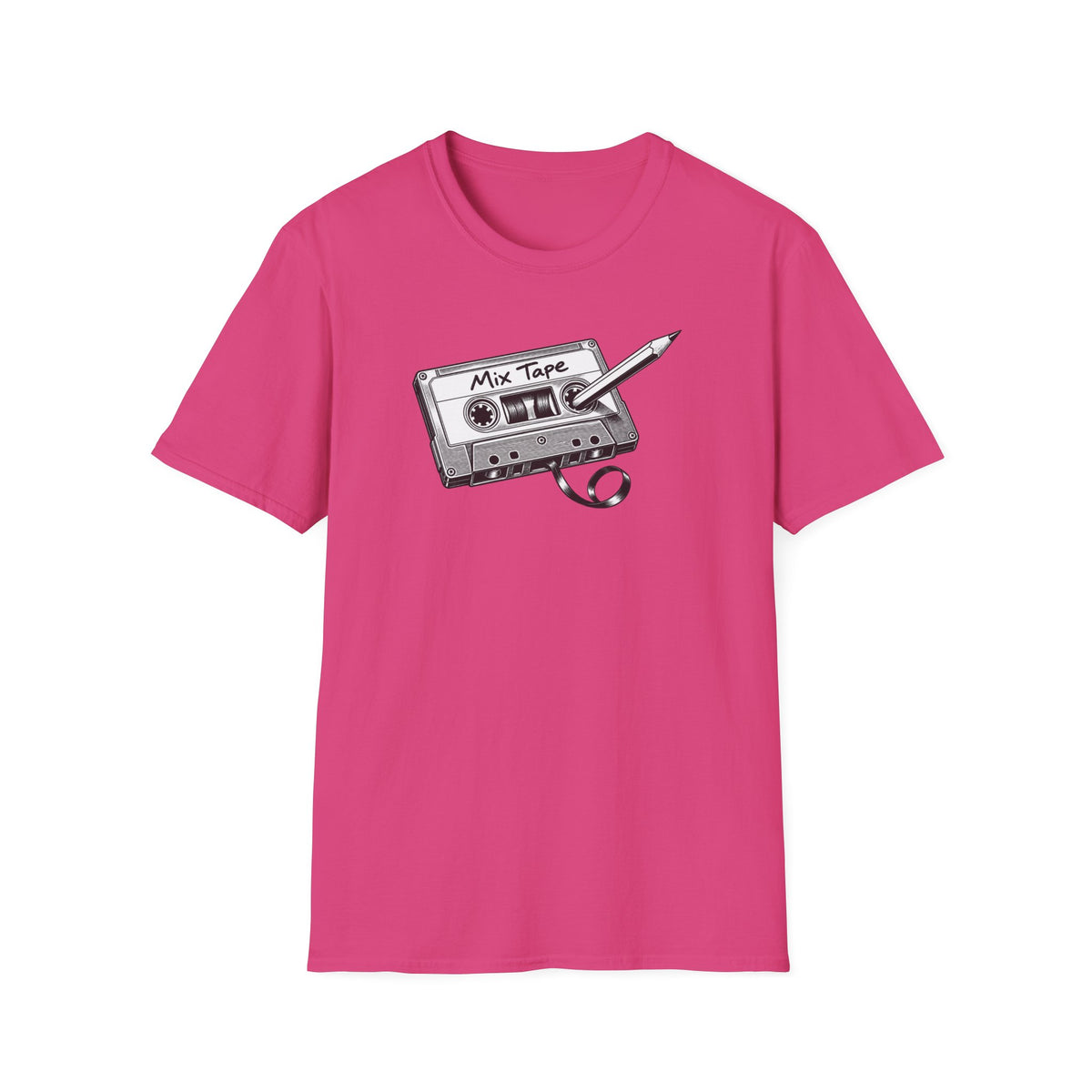 Retro Cassette Shirt, Vintage Music T-Shirt, Analog Audio Tee, Old School Music Lover Gift