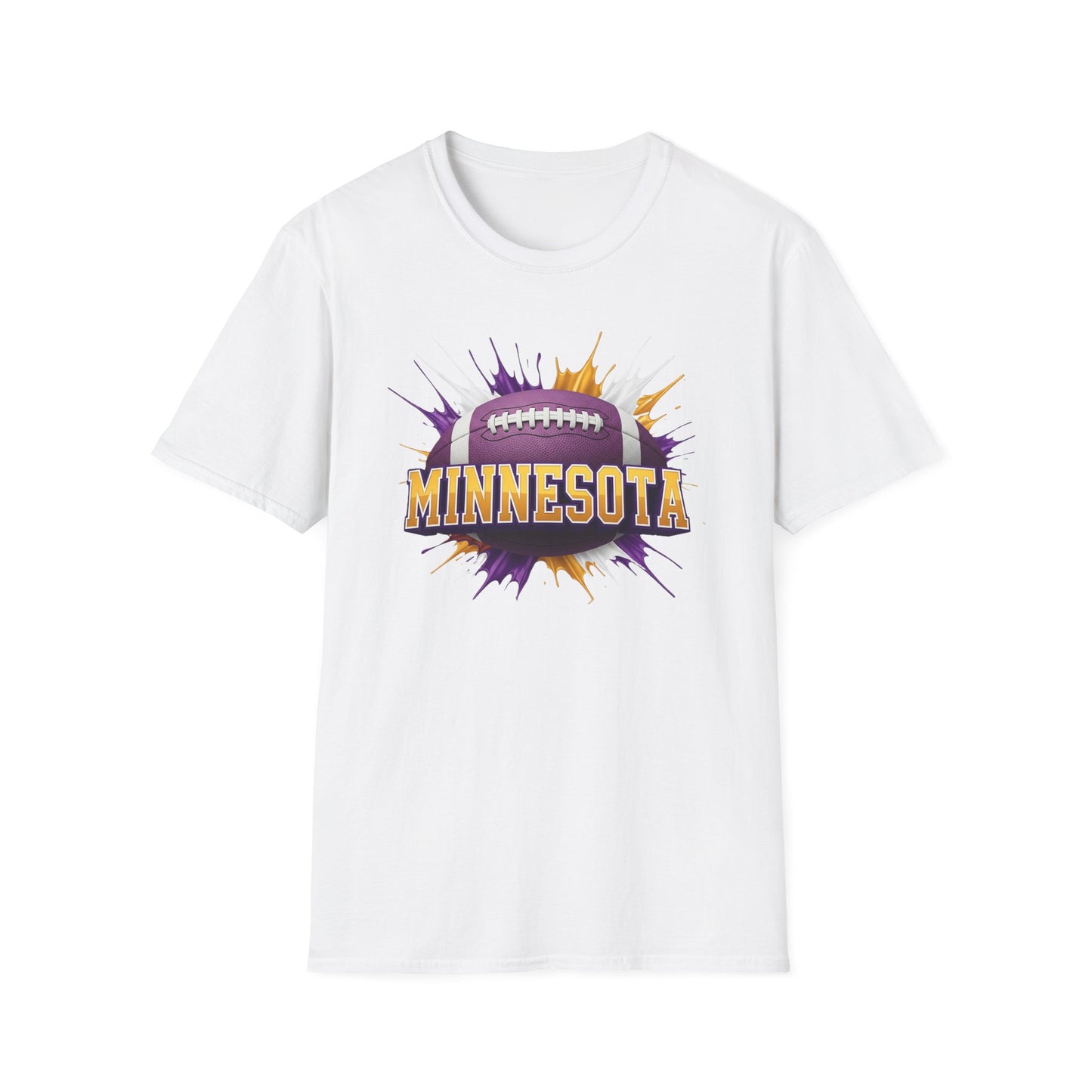 Minnesota Football Unisex T-Shirt, Minnesota Team Tee, Football Gift for Minnesota Fans, Game Day Shirt, Sports Fan Apparel Football Tee