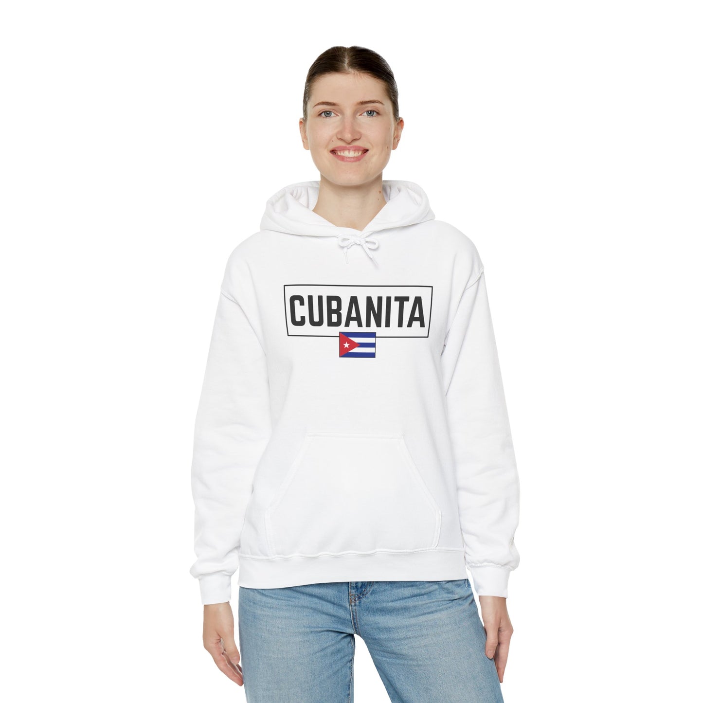 CUBANITA Hoodie – Cuban Flag Hoodie for Women, Latina Pride Hoodie, Cuba Heritage Top, Cuban Culture Graphic Hoodie