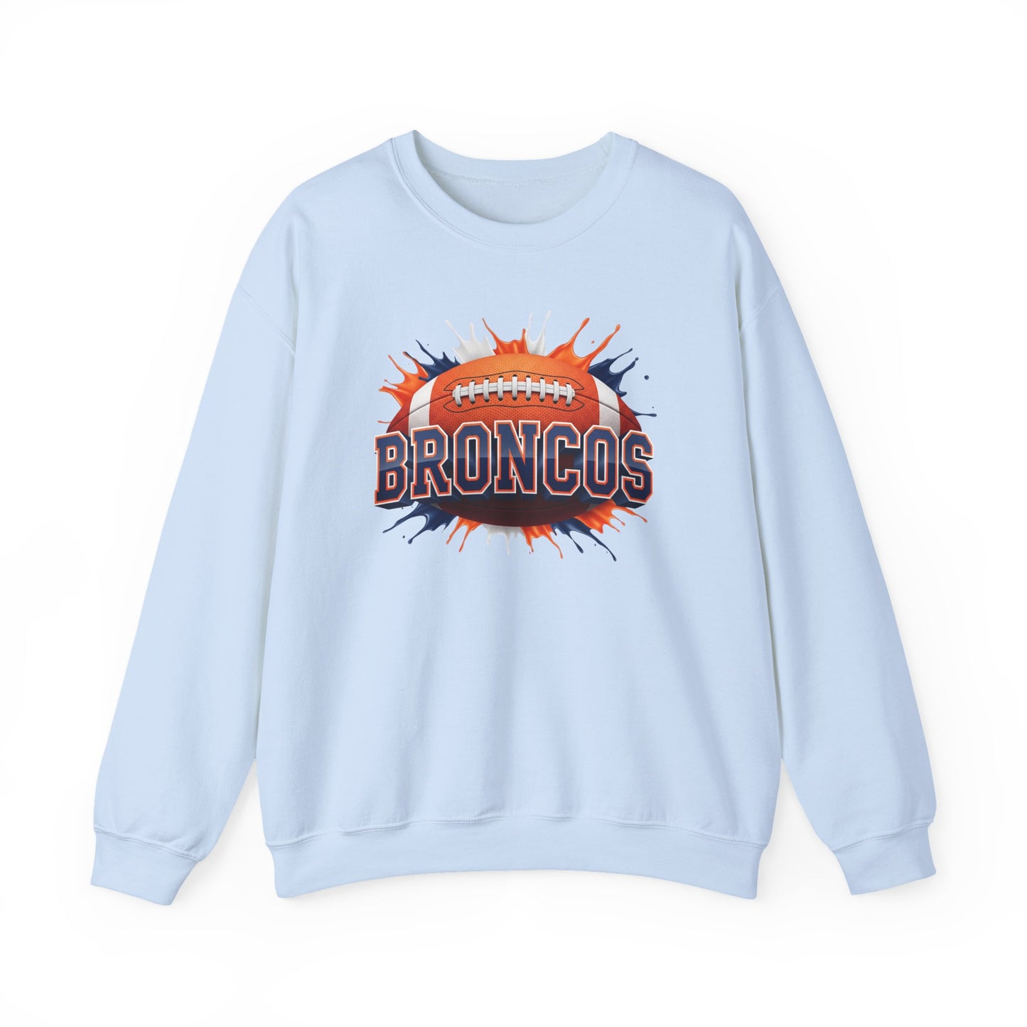 Denver Football Sweatshirt, Denver Team Sweatshirt, Football Gift for Denver Fans, Game Day Sports Fan Football Apparel