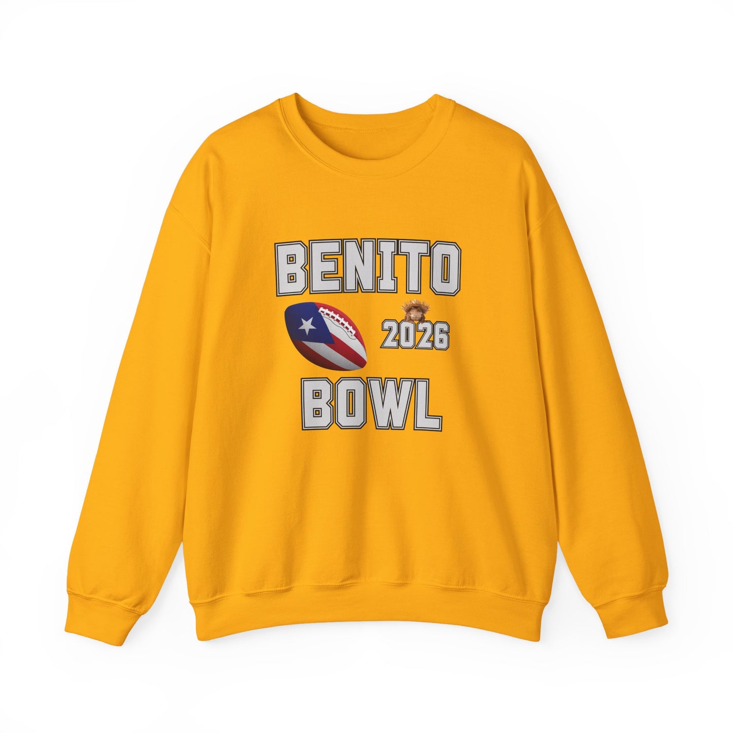 Benito Bowl Halftime 2026 Sweatshirt, Benito Bowl Shirt, Football Fan Gift, Puerto Rico Heritage Sweatshirt, Boriqua Pride Gift