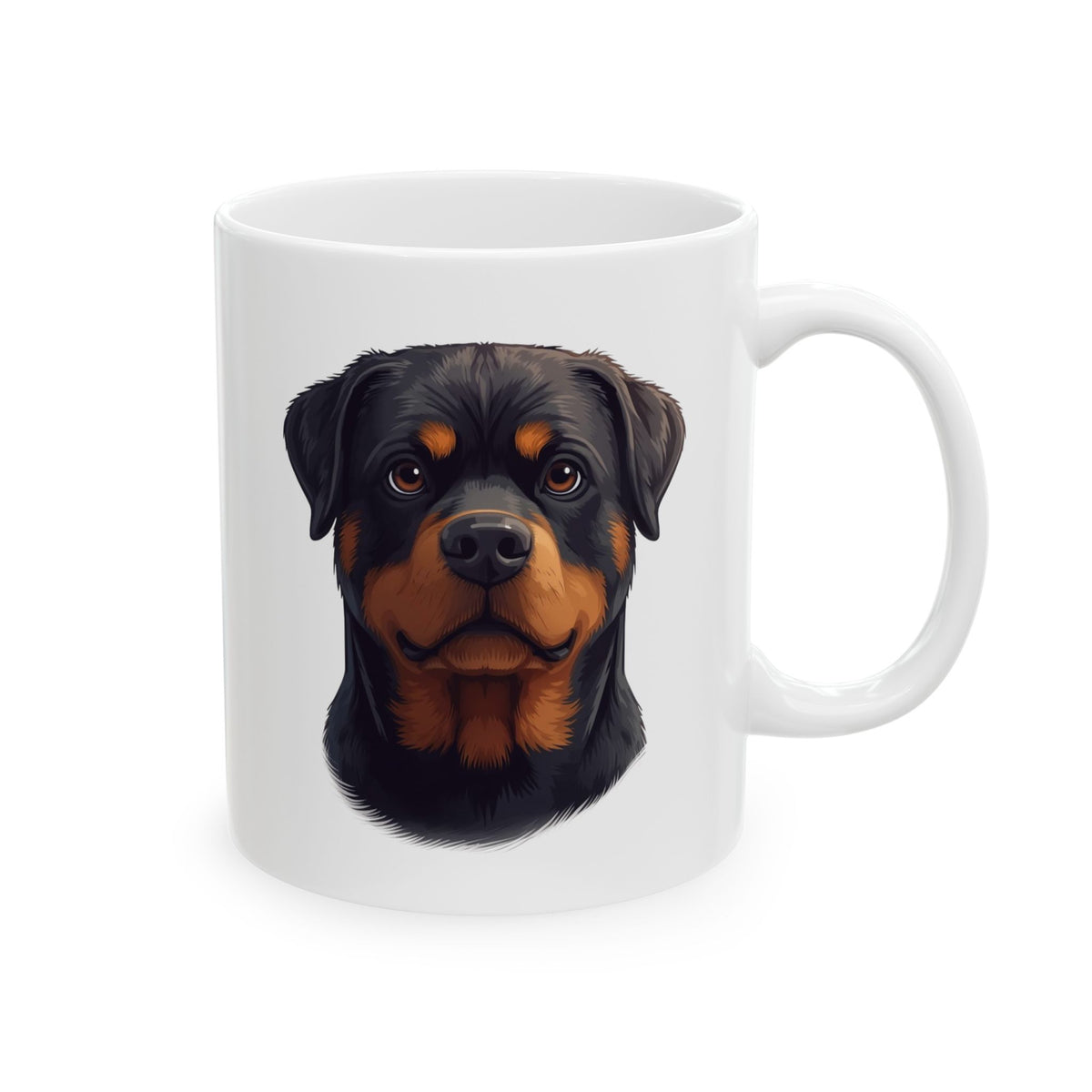 Rottweiler Coffee Mug, Rottie Dog Mug, Dog Lover Mug, Pet Parent Gift, Rottweiler Mom Dad Cup 11oz or 15oz, Dog Lover Gift