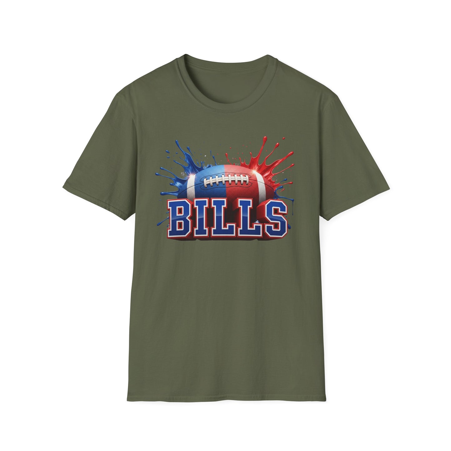 Buffalo Football Unisex T-Shirt, Buffalo Team Tee, Football Gift for Buffalo Fans, Game Day Shirt, Sports Fan Apparel Football Tee