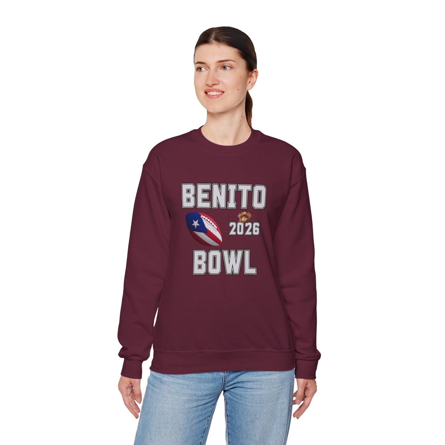 Benito Bowl Halftime 2026 Sweatshirt, Benito Bowl Shirt, Football Fan Gift, Puerto Rico Heritage Sweatshirt, Boriqua Pride Gift
