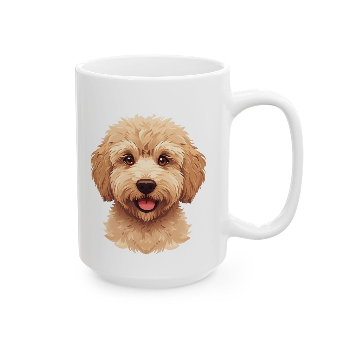 Labradoodle Coffee Mug, Cute Doodle Dog Mug, Dog Lover Mug, Pet Parent Gift, Doodle Mom Dad Cup 11oz or 15oz, Dog Lover Gift