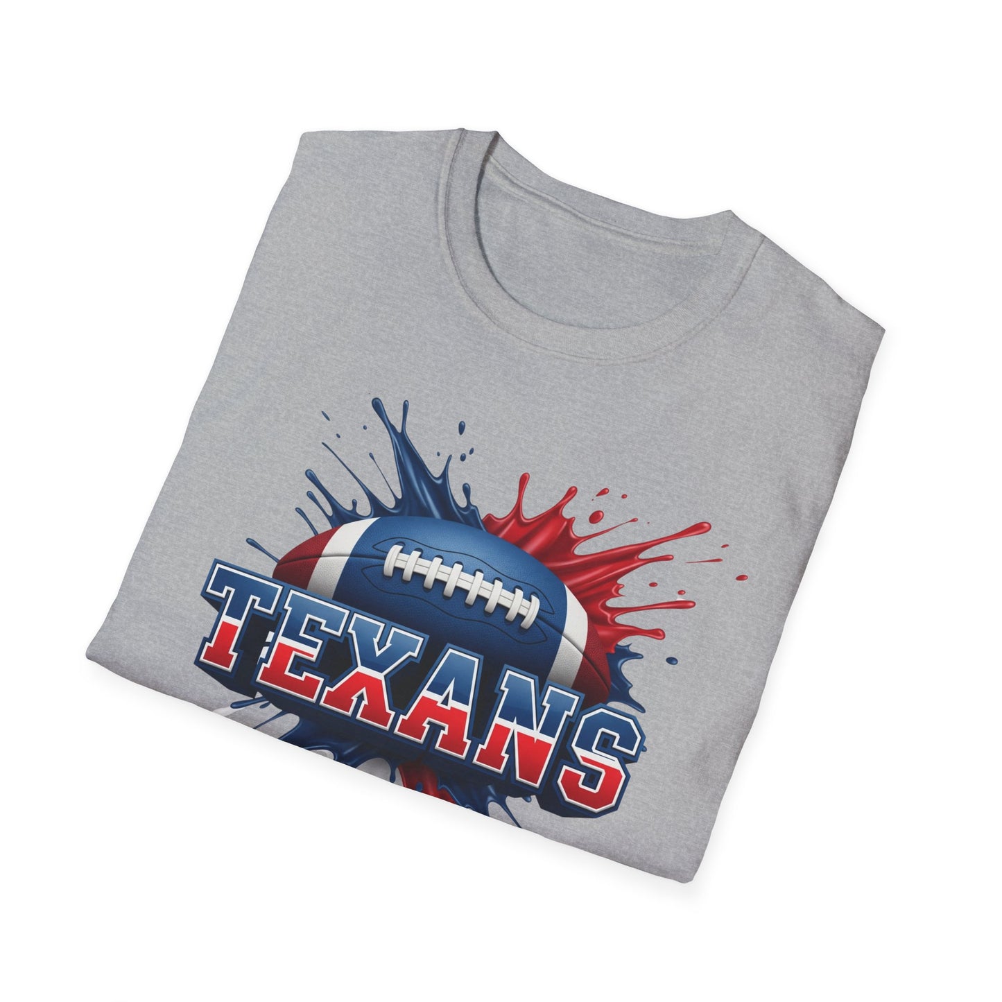 Houston Football Unisex T-Shirt, Houston Team Tee, Football Gift for Houston Fans, Game Day Shirt, Sports Fan Apparel, Football Tee
