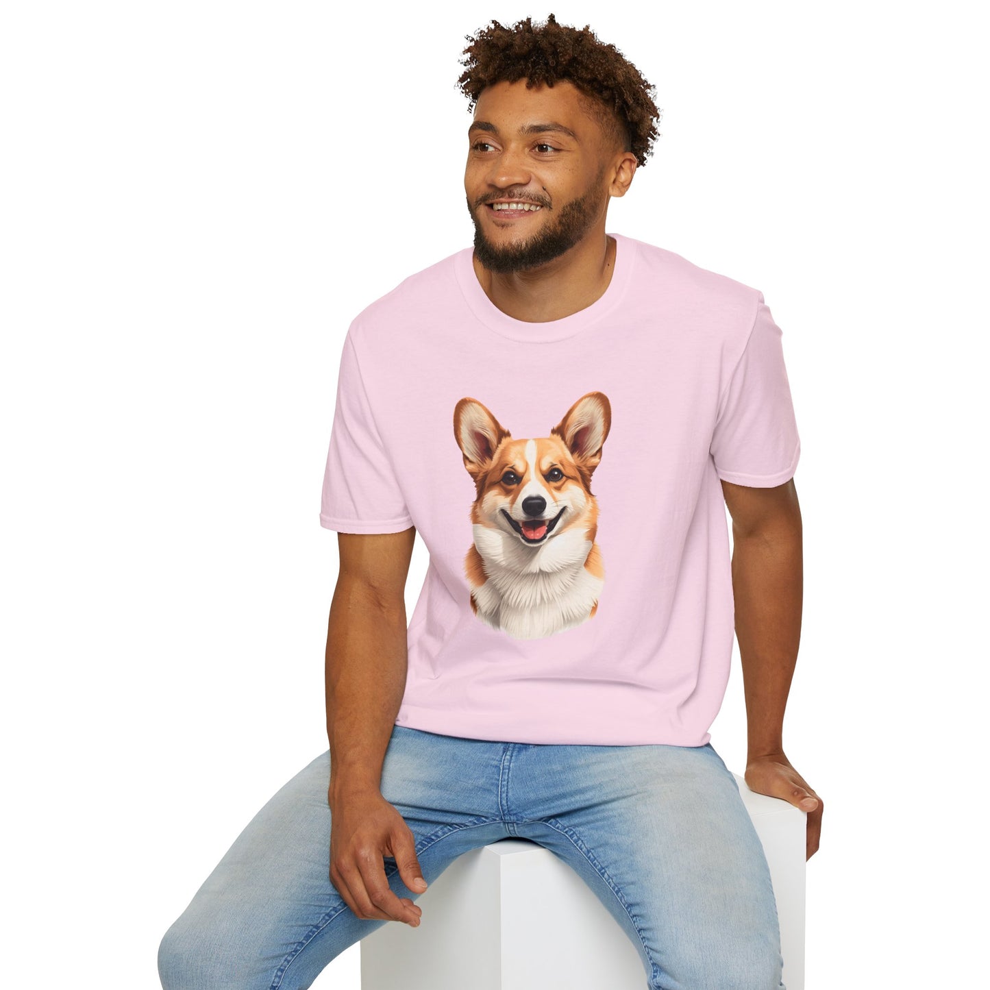 Corgi Dog Portrait Shirt – Corgi Dog Lover Gift, Cute Dog Mom Tee, Dog Dad Shirt, Pet Breed Apparel