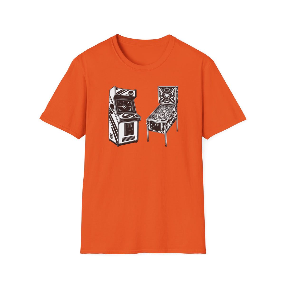 Arcade Game Shirt, Retro Pinball T-Shirt, Vintage Gaming Tee, Game Room Gift, Old School Gamer Shirt