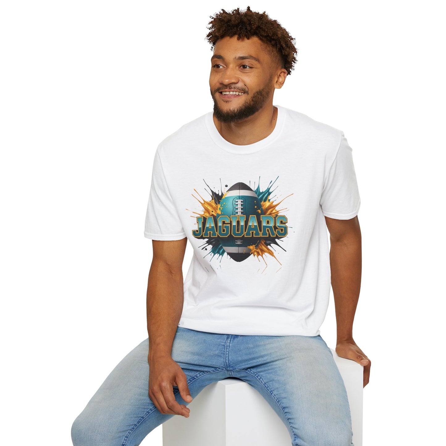Jacksonville Football Unisex T-Shirt, Jacksonville Team Tee, Football Gift for Jacksonville Fans, Game Day Shirt Sports Fan Football Apparel