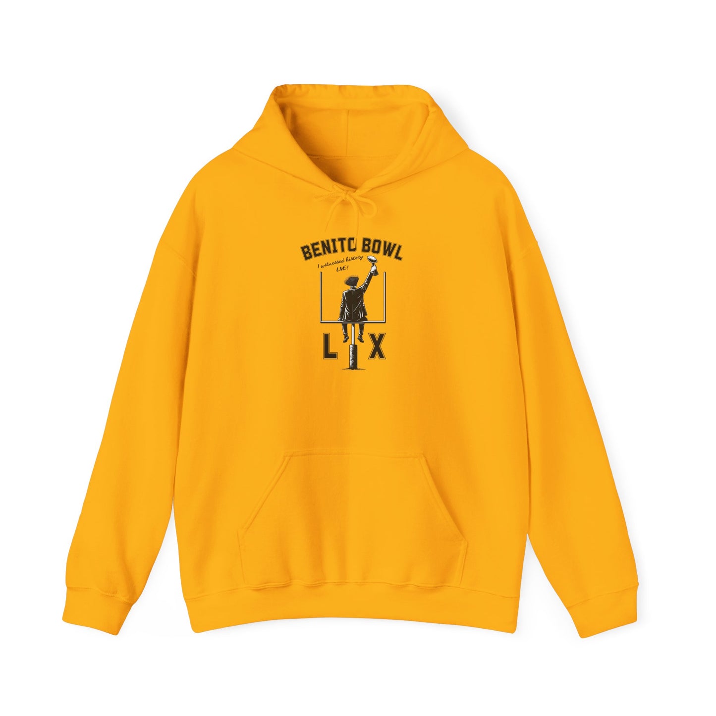 Benito Bowl LX Witnessed History Live Halftime Hoodie, Football Fan Gift, Benito Hoodie, Puerto Rico Boricua Heritage