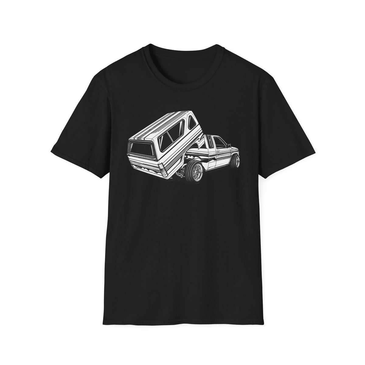 Mini Truck Lowrider Shirt, Lowrider Bed Dancer Truck T-Shirt, Custom Lowered Truck Tee, Car Enthusiast Gift