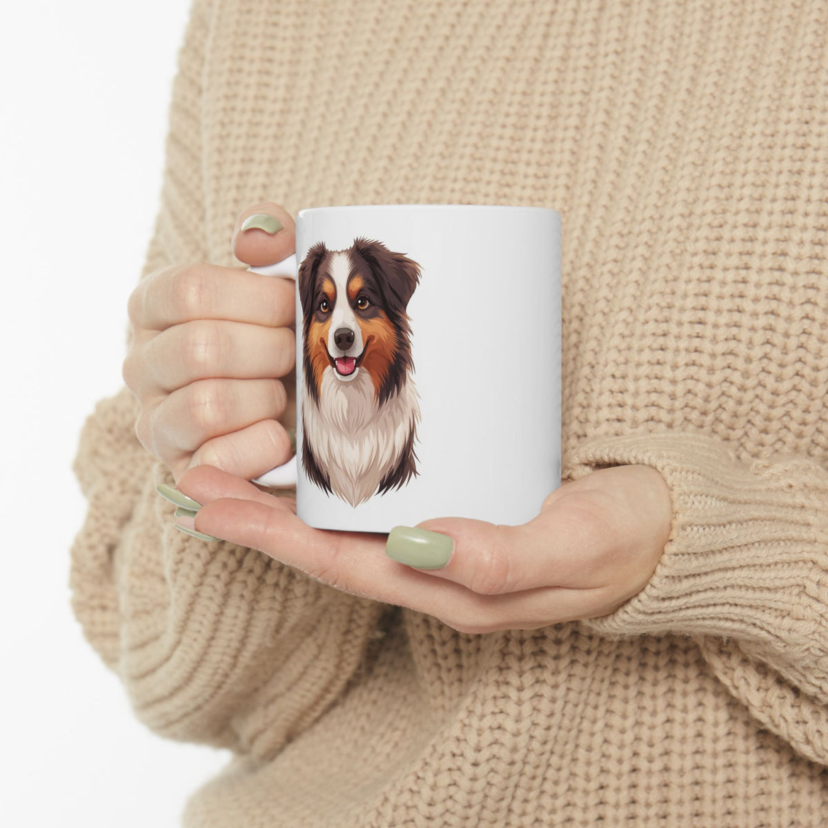 Australian Shepherd Coffee Mug, Aussie Dog Mug, Dog Lover Mug, Pet Parent Gift, Aussie Mom Dad Cup 11oz or 15oz, Dog Lover Gift