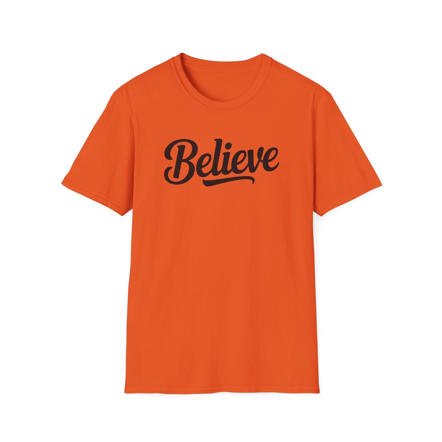 Believe T-Shirt – Inspirational Faith Shirt, Christian Motivational Tee, Positive Encouragement Apparel