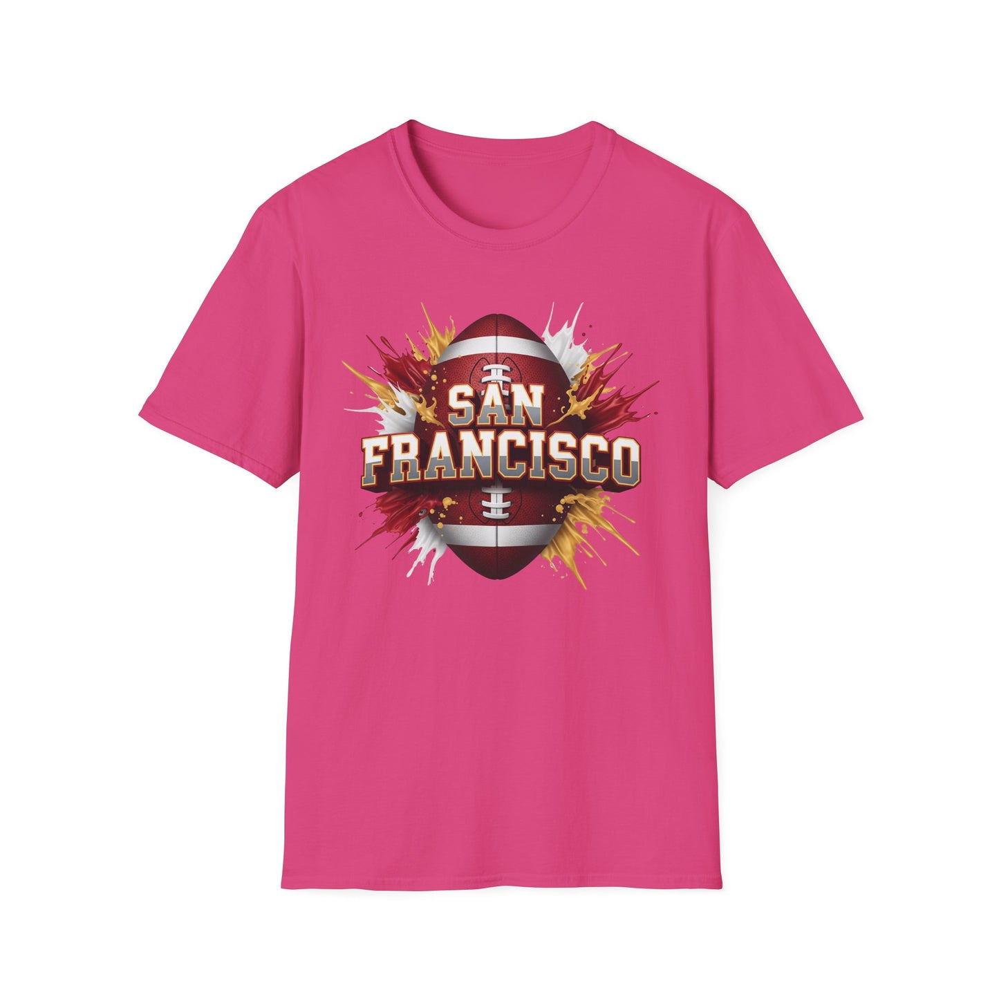 San Francisco Football Unisex T-Shirt, San Francisco Team Tee, Football Gift for San Francisco Fans, Game Day Shirt, Sports Fan Apparel