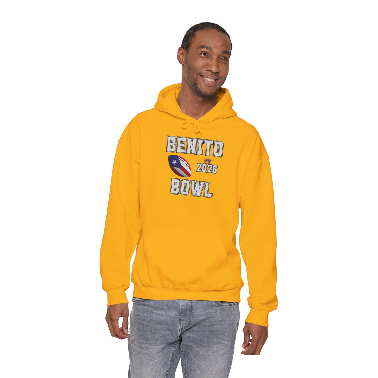Benito Bowl Halftime Shirt 2026 Hoodie, Benito Bowl Hooded Sweatshirt, Football Fan Gift, Puerto Rico Heritage Hoodie, Boriqua Pride Gift
