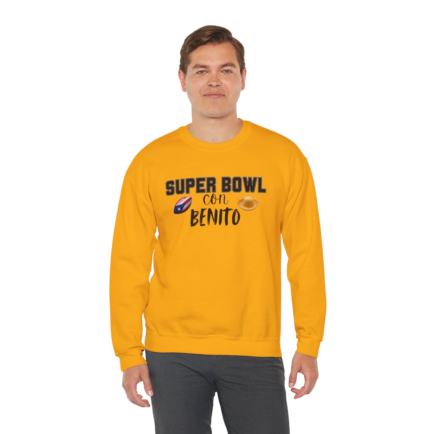 Benito Bowl Halftime 2026 Sweatshirt, Benito Bowl Shirt, Football Fan Gift, Puerto Rico Heritage Sweatshirt, Boriqua Pride Gift