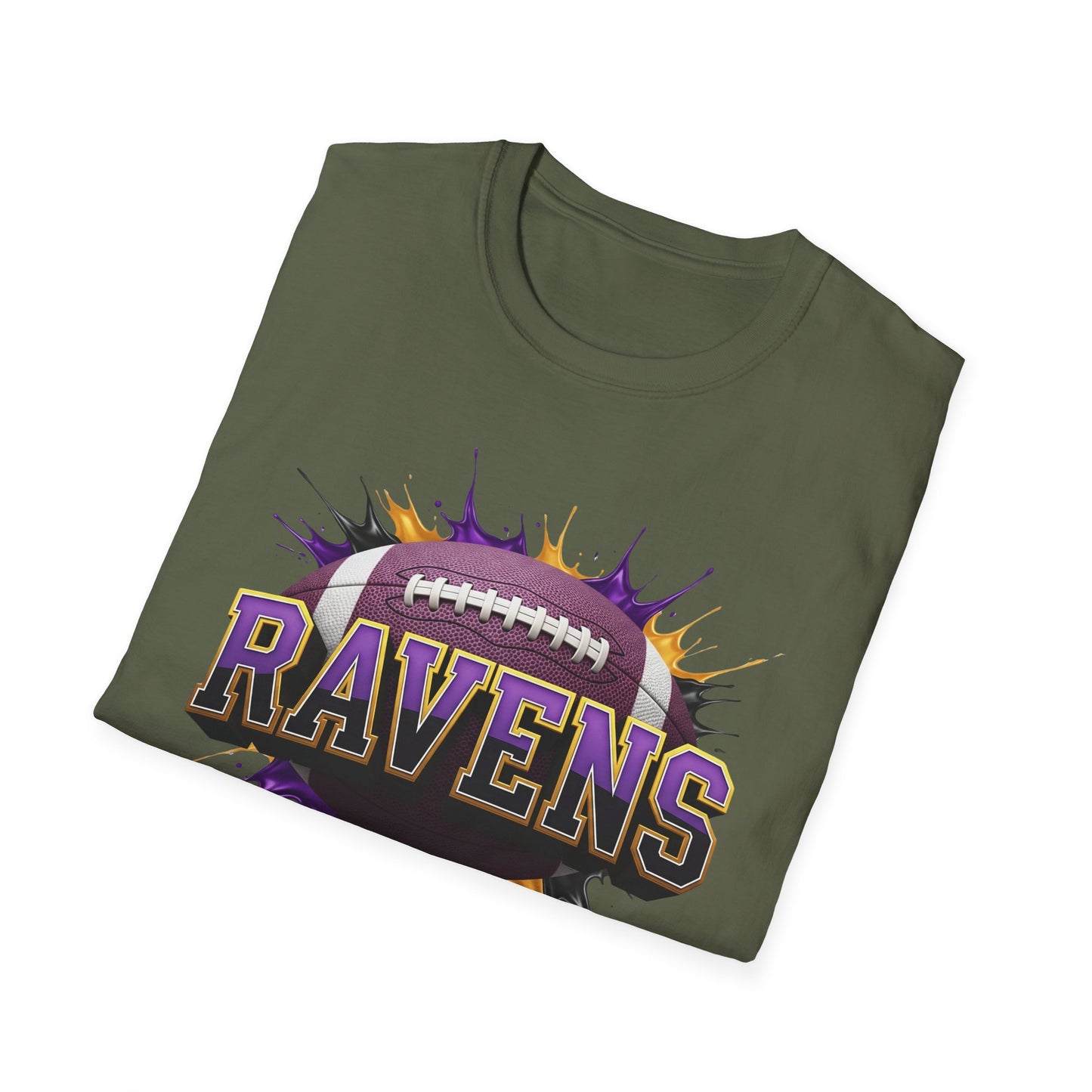 Baltimore Football Unisex T-Shirt, Baltimore Team Tee, Football Gift for Baltimore Fans, Game Day Shirt, Sports Fan Apparel Football Tee