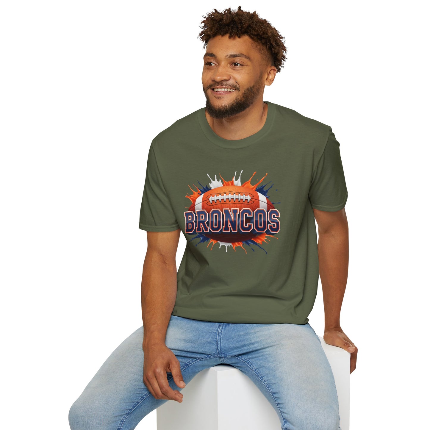Denver Football Unisex T-Shirt, Denver Team Tee, Football Gift for Denver Fans, Game Day Shirt, Sports Fan Apparel, Football Tee