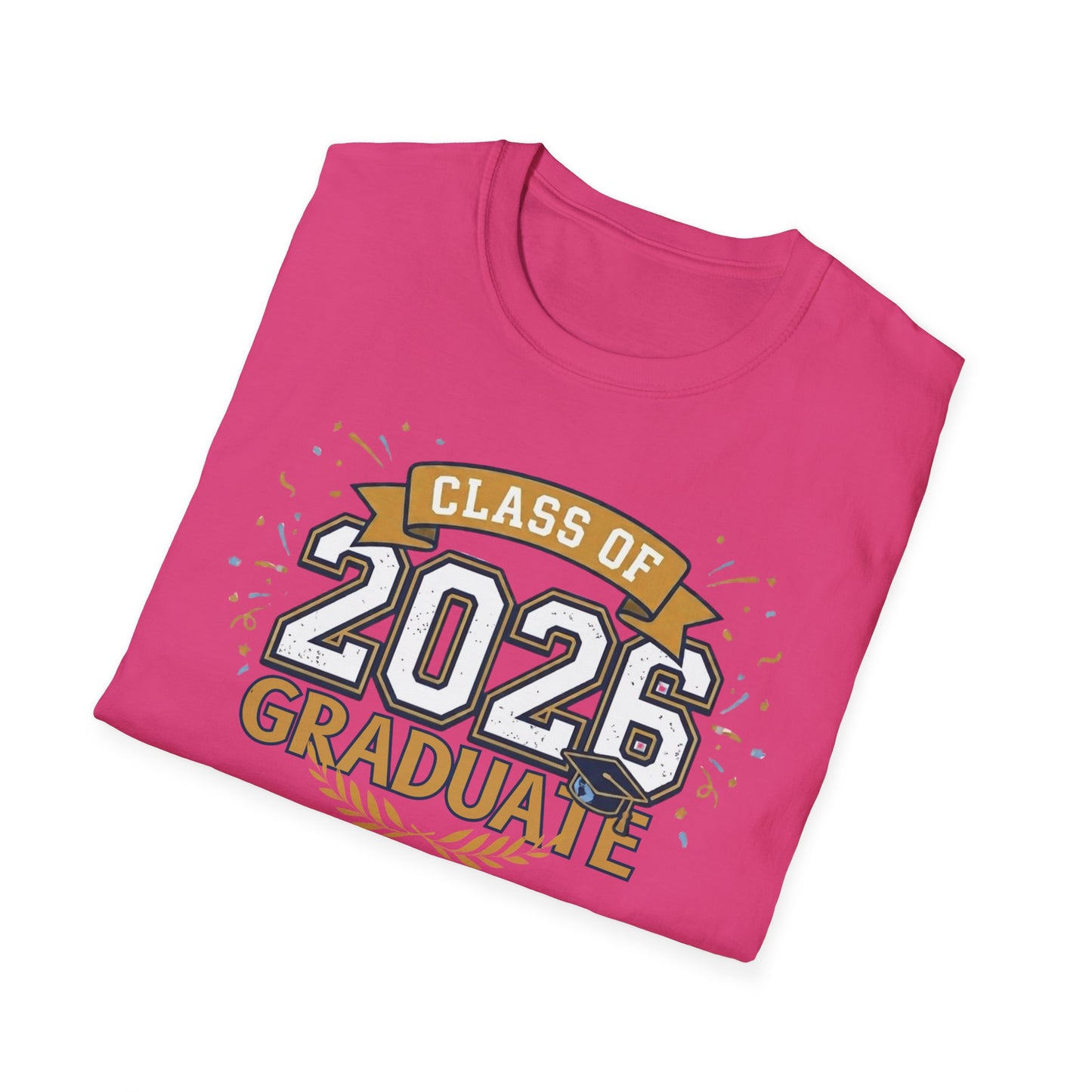 Class of 2026 Graduate T-Shirt – Graduation Gift Tee, Senior 2026 Shirt, High School or College Grad Celebration Apparel