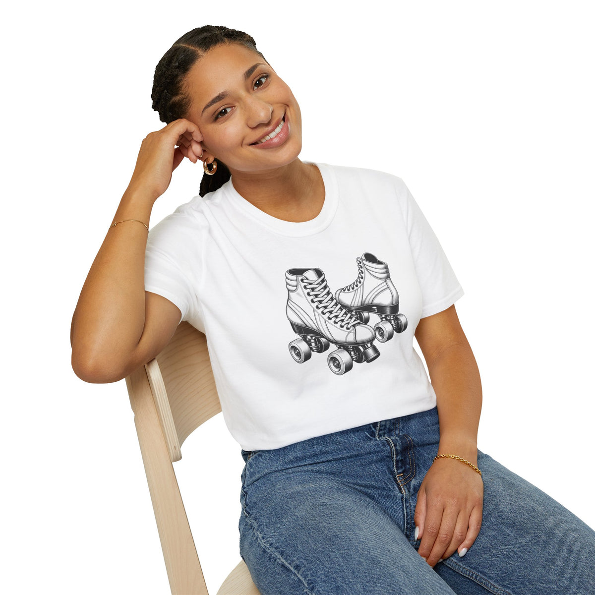 Retro Roller Skates Shirt, Quad Skate T-Shirt, Vintage Roller Rink Tee, Roller Skater Gift