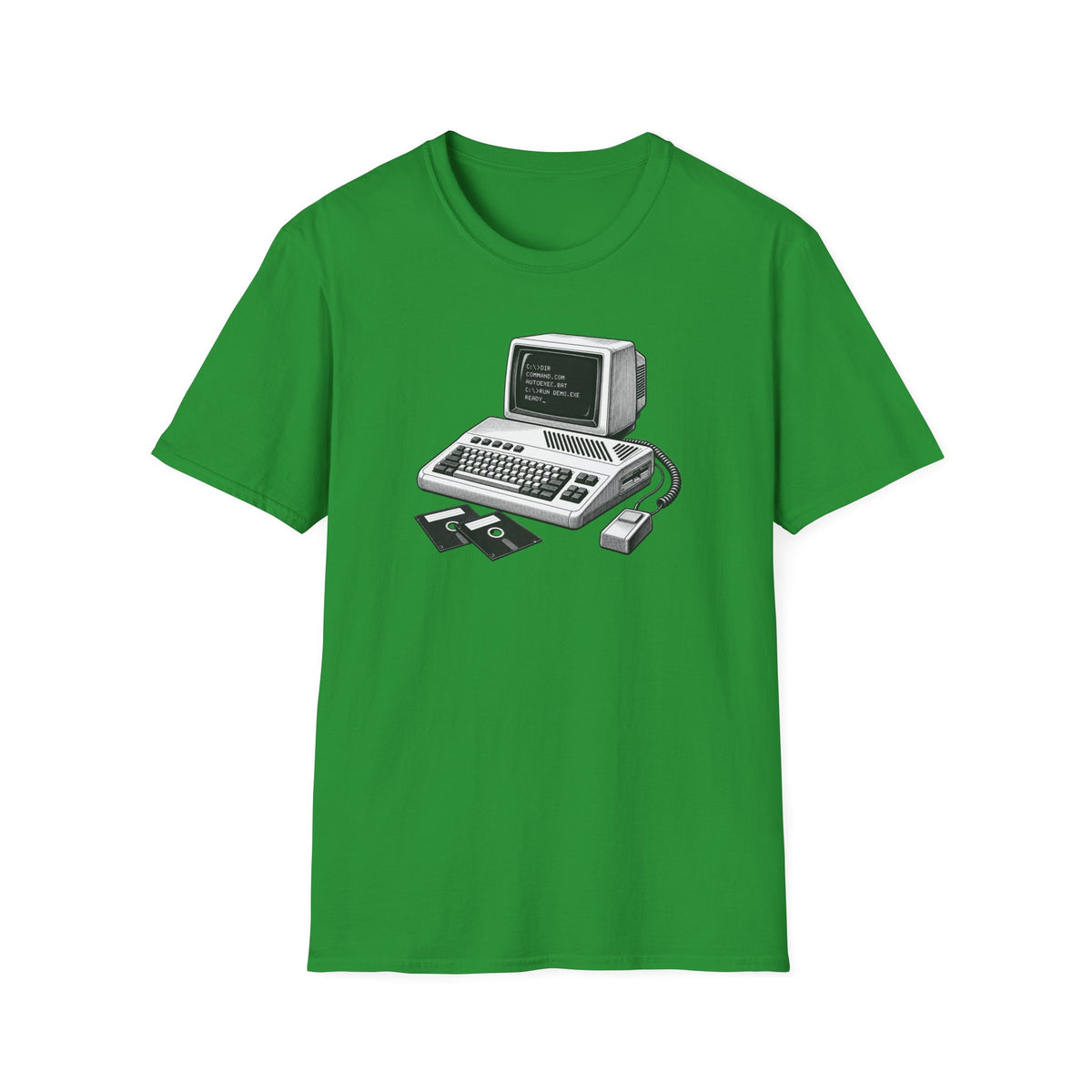 Vintage Computer T-Shirt, Retro Tech Shirt, Floppy Disk Tee, Programmer Gift, Computer Nerd Shirt