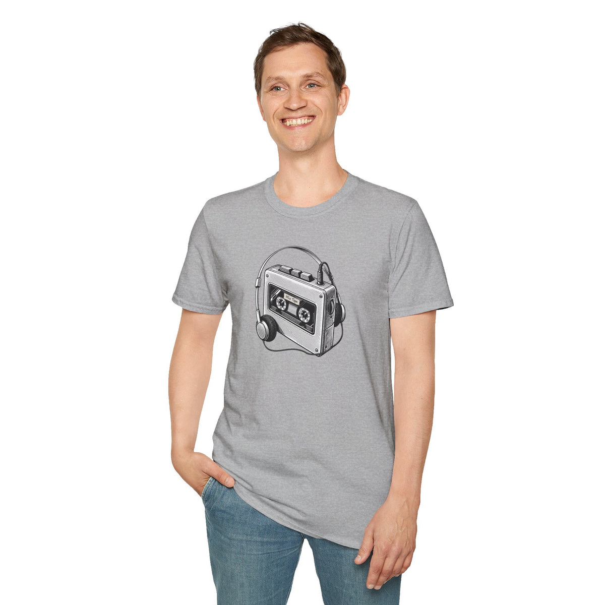 Cassette Tape Shirt, Retro Cassette Player T-Shirt, Mixtape Tee, Vintage Audio Shirt, Music Lover Gift