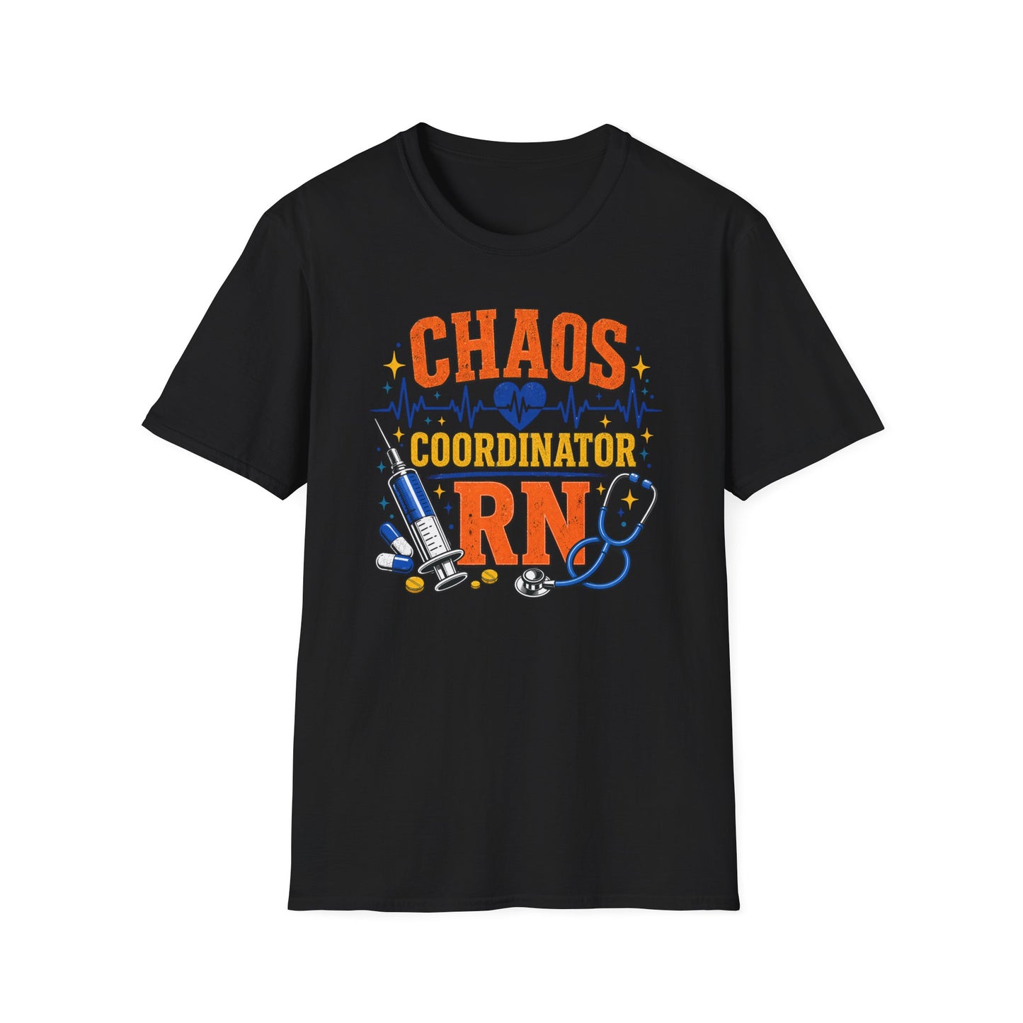 Chaos Coordinator RN Shirt – Funny Nurse Shirt – Nurse Life Tee – Medical Humor Gift for Nurses, RN LPN CNA Nursing Shirt