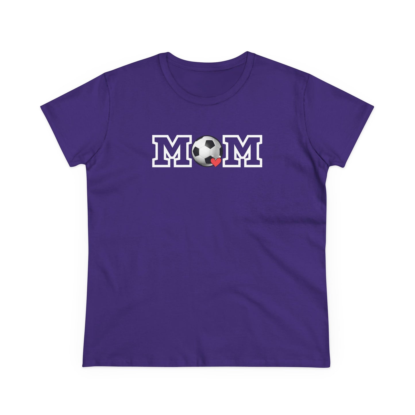 Soccer Mom Shirt, Sports Mom Gift, Cotton T-Shirt, Soccer Fan Apparel, Mother's Day Tee, Mom loves Soccer, Sports Mom
