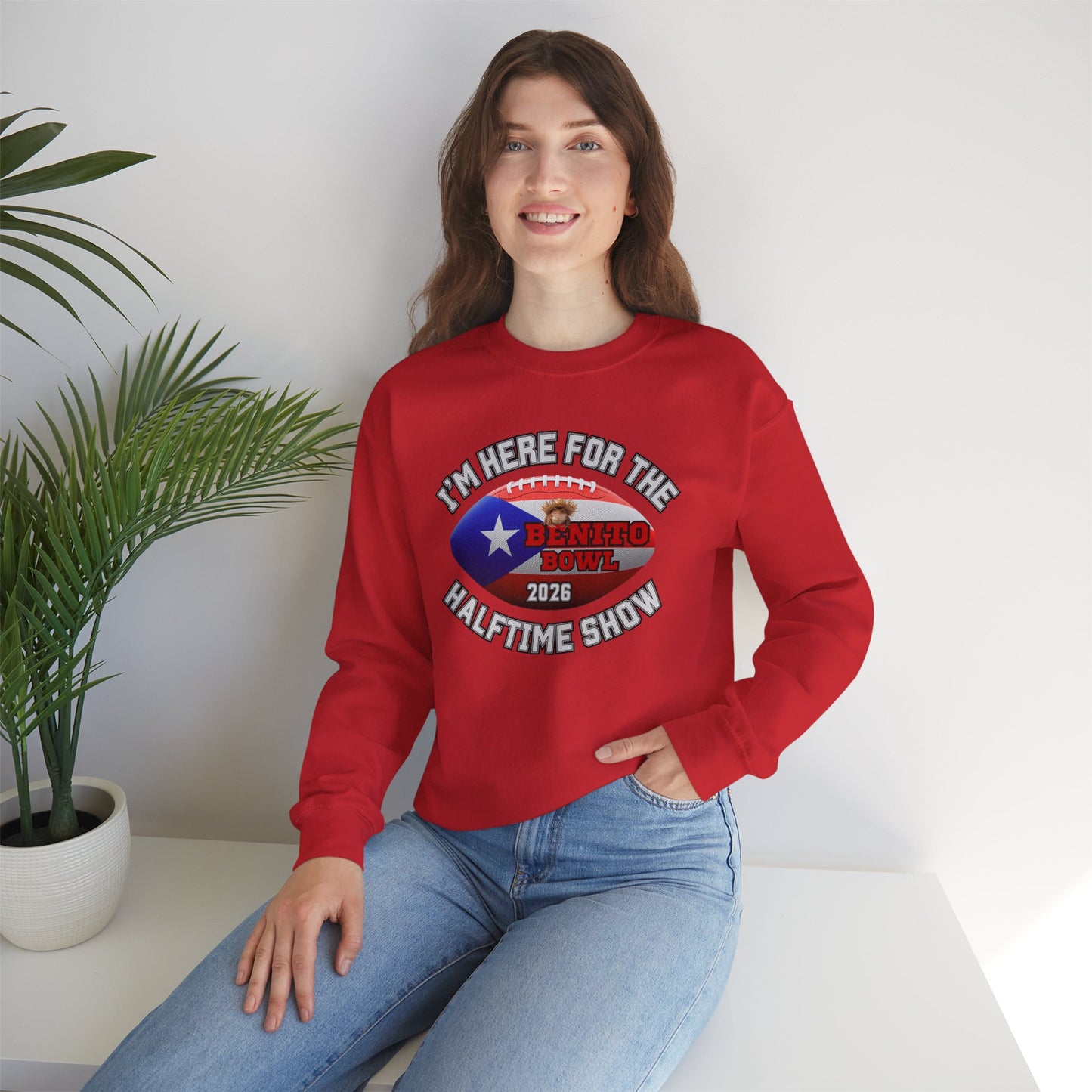 Benito Bowl Halftime 2026 Sweatshirt, Benito Bowl Shirt, Football Fan Gift, Puerto Rico Heritage Sweatshirt, Boriqua Pride Gift