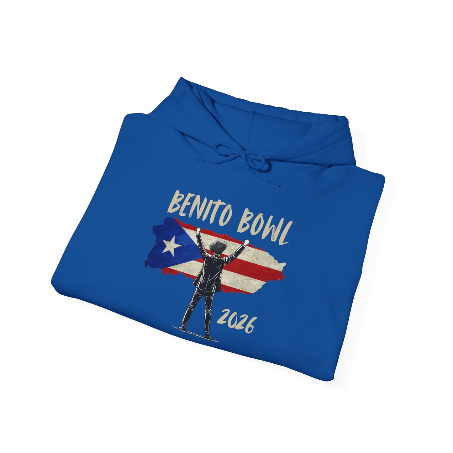 Benito Bowl 2026 PR Flag Hoodie, Benito Bowl, Football Fan Gift, Puerto Rico Boricua Heritage Culture Pride Hoodie