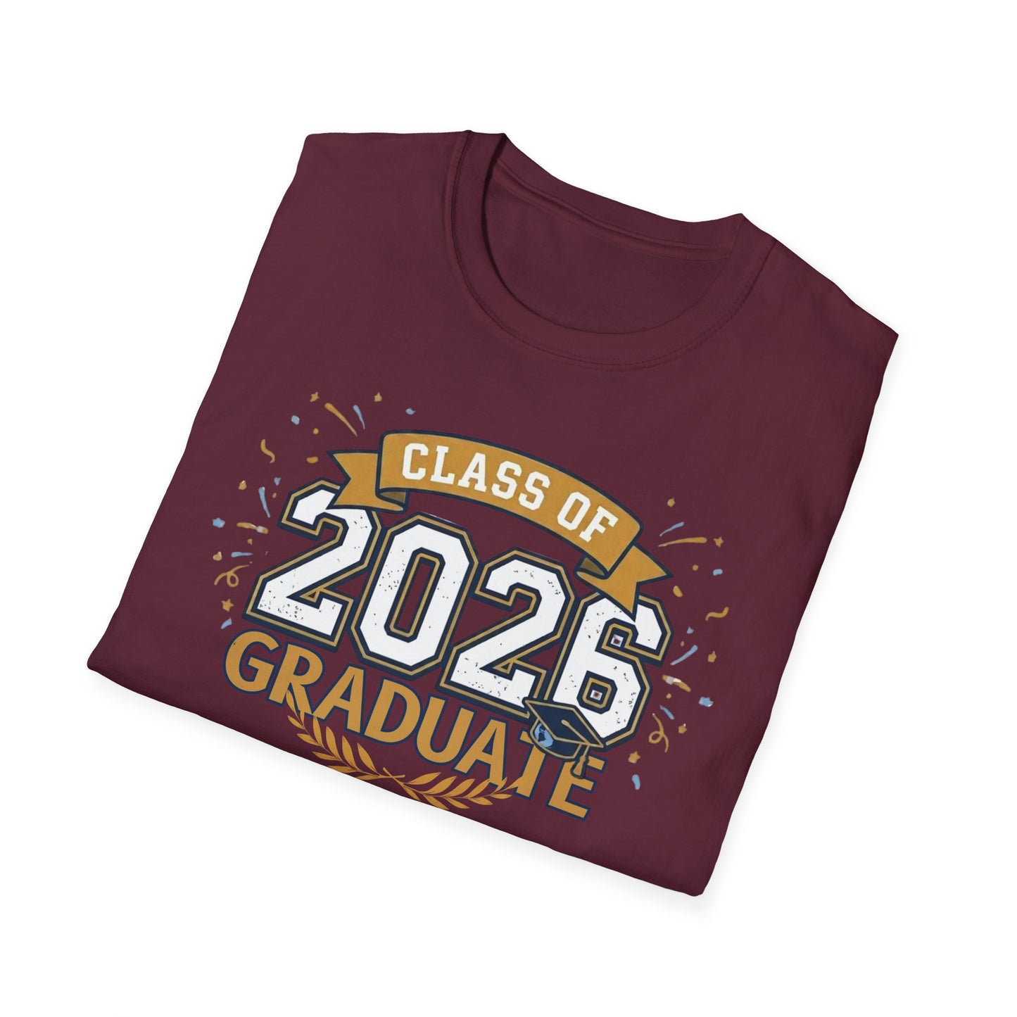 Class of 2026 Graduate T-Shirt – Graduation Gift Tee, Senior 2026 Shirt, High School or College Grad Celebration Apparel