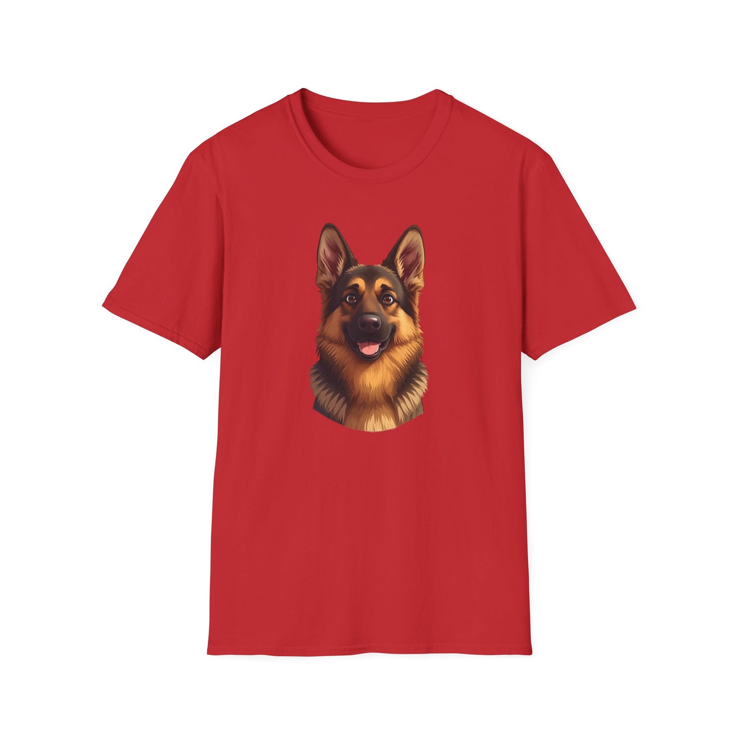 German Shepherd Dog Portrait Shirt – German Shepherd Dog Lover Gift, Cute Dog Mom Tee, Dog Dad Shirt, Pet Breed Apparel