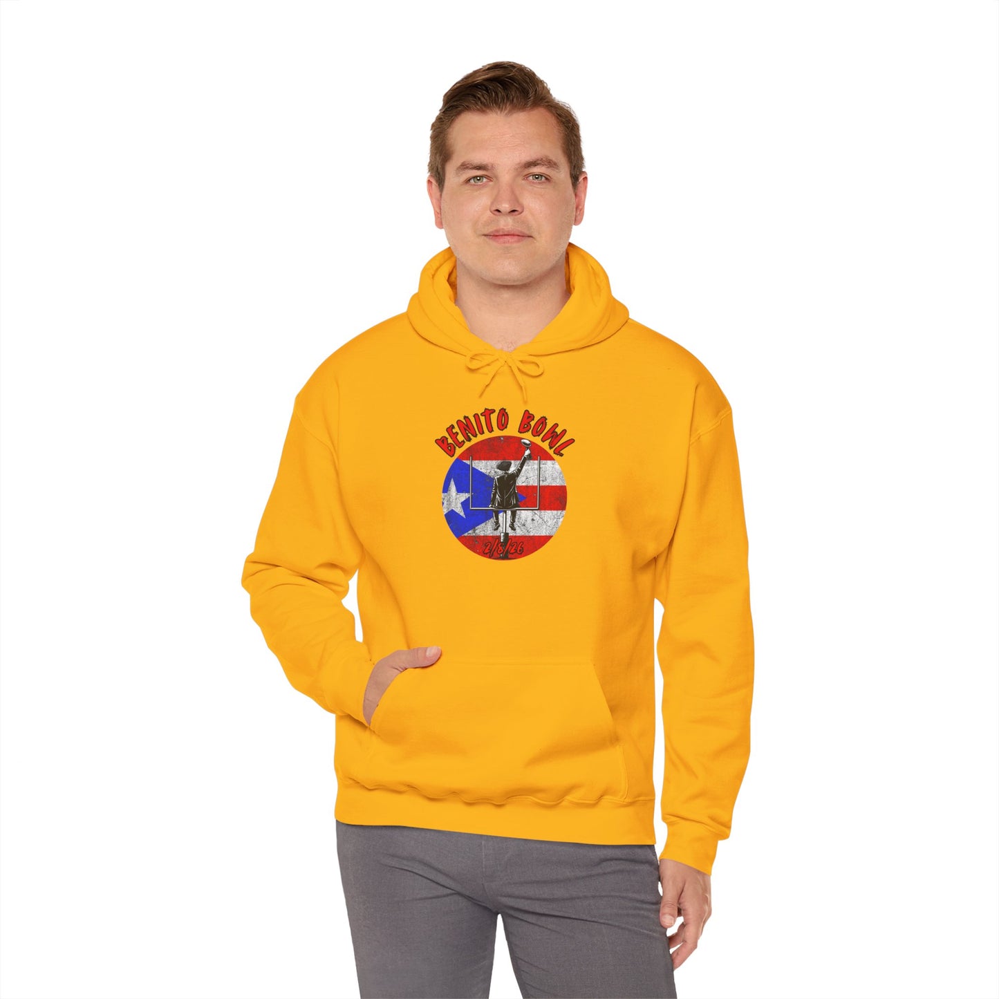 Benito Bowl 2/8/26 Puerto Rico Heritage Hoodie, Boricua Pride Football Fan gift