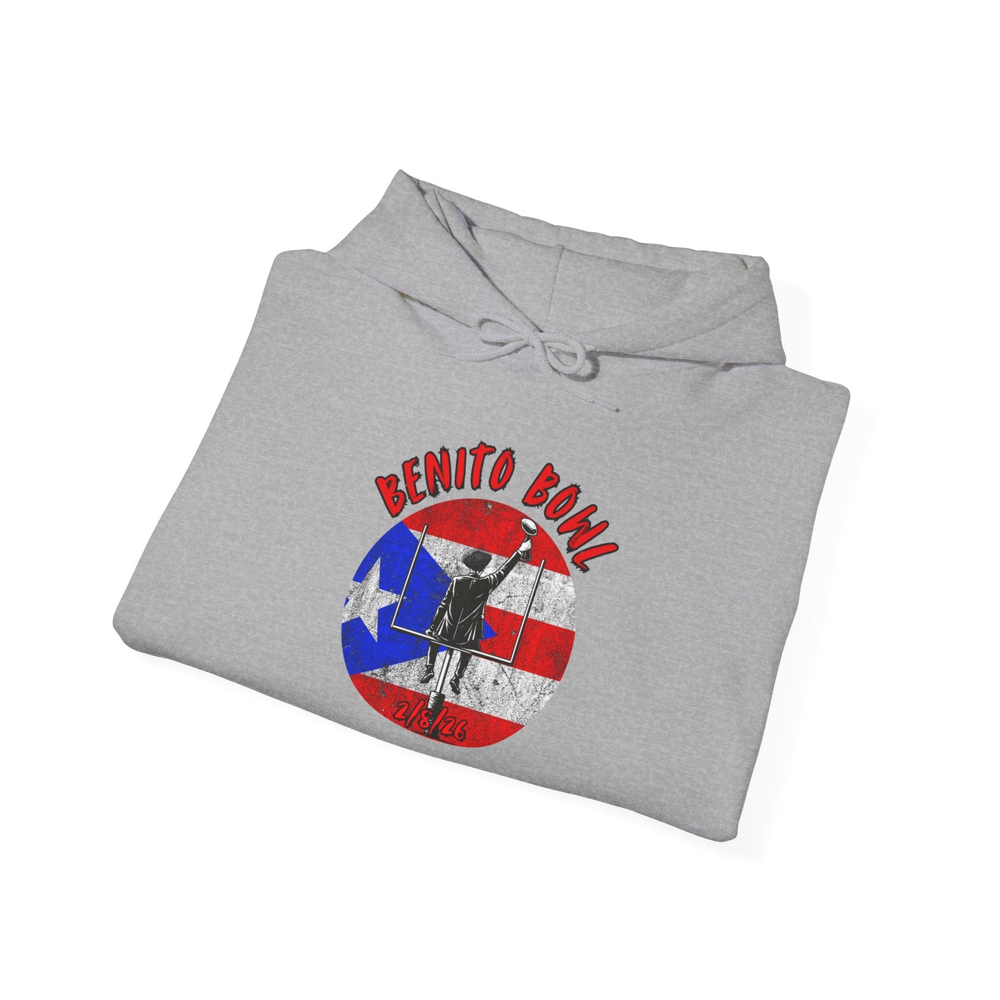 Benito Bowl 2/8/26 Puerto Rico Heritage Hoodie, Boricua Pride Football Fan gift