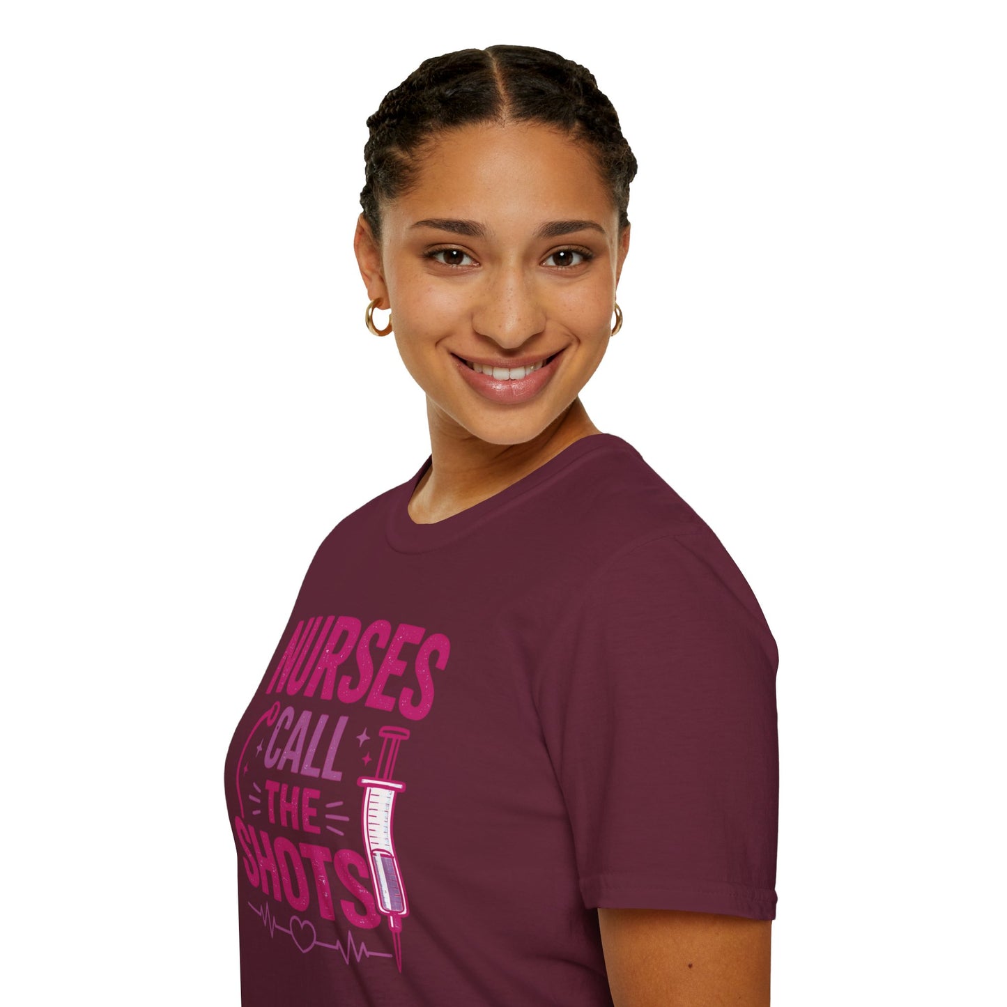 Nurses Call The Shots Shirt Funny Nurse Gift Medical Humor RN CNA Nursing Tee