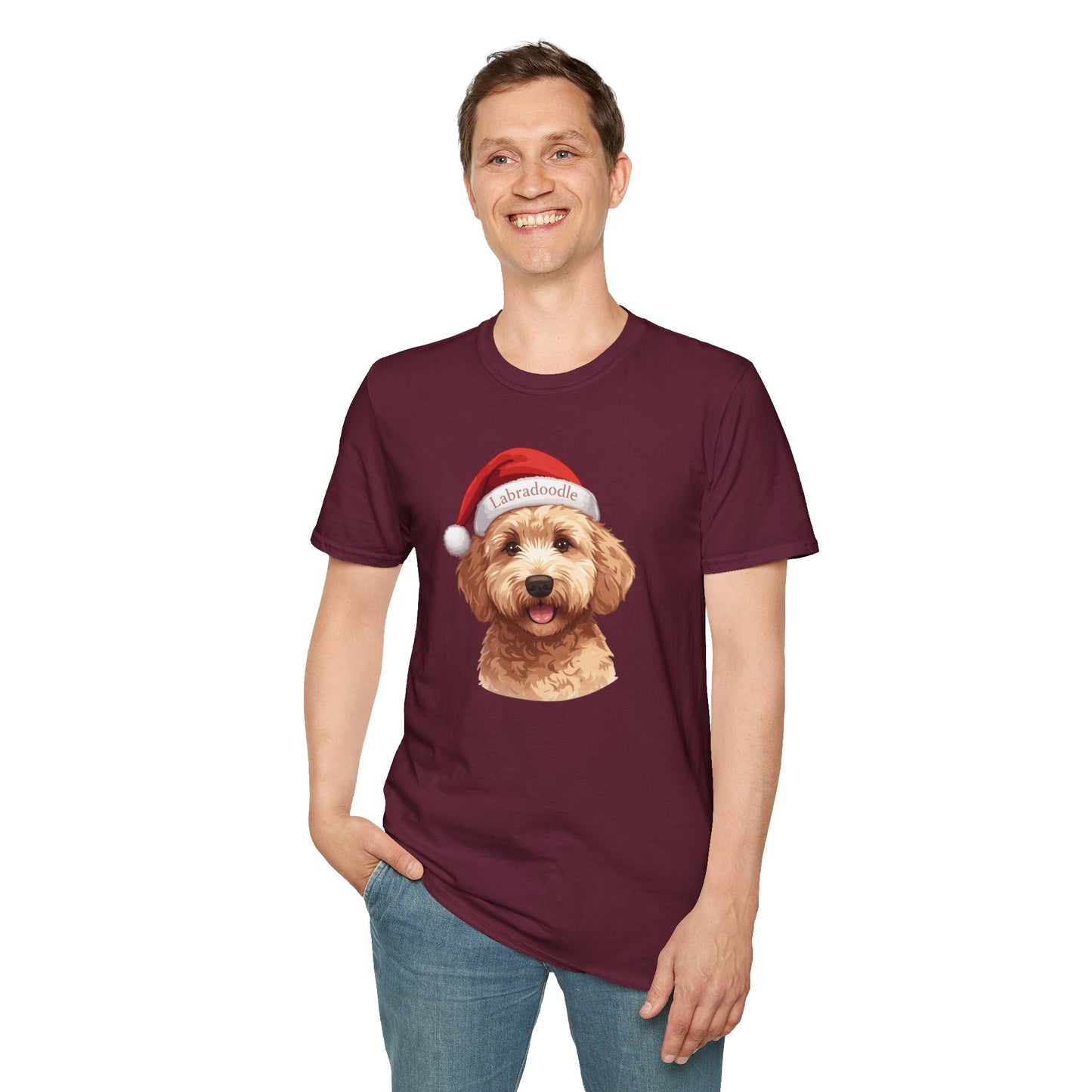 Labradoodle Dog Portrait Shirt – Labradoodle Dog Lover Gift, Cute Dog Mom Tee, Dog Dad Shirt, Pet Breed Apparel