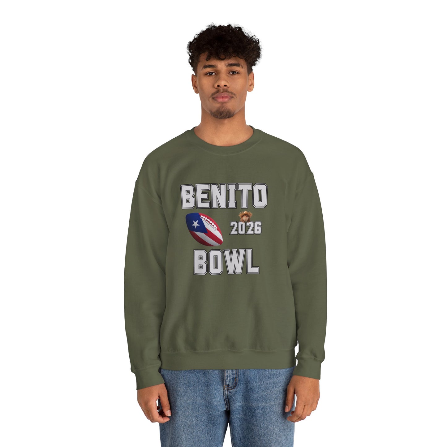 Benito Bowl Halftime 2026 Sweatshirt, Benito Bowl Shirt, Football Fan Gift, Puerto Rico Heritage Sweatshirt, Boriqua Pride Gift