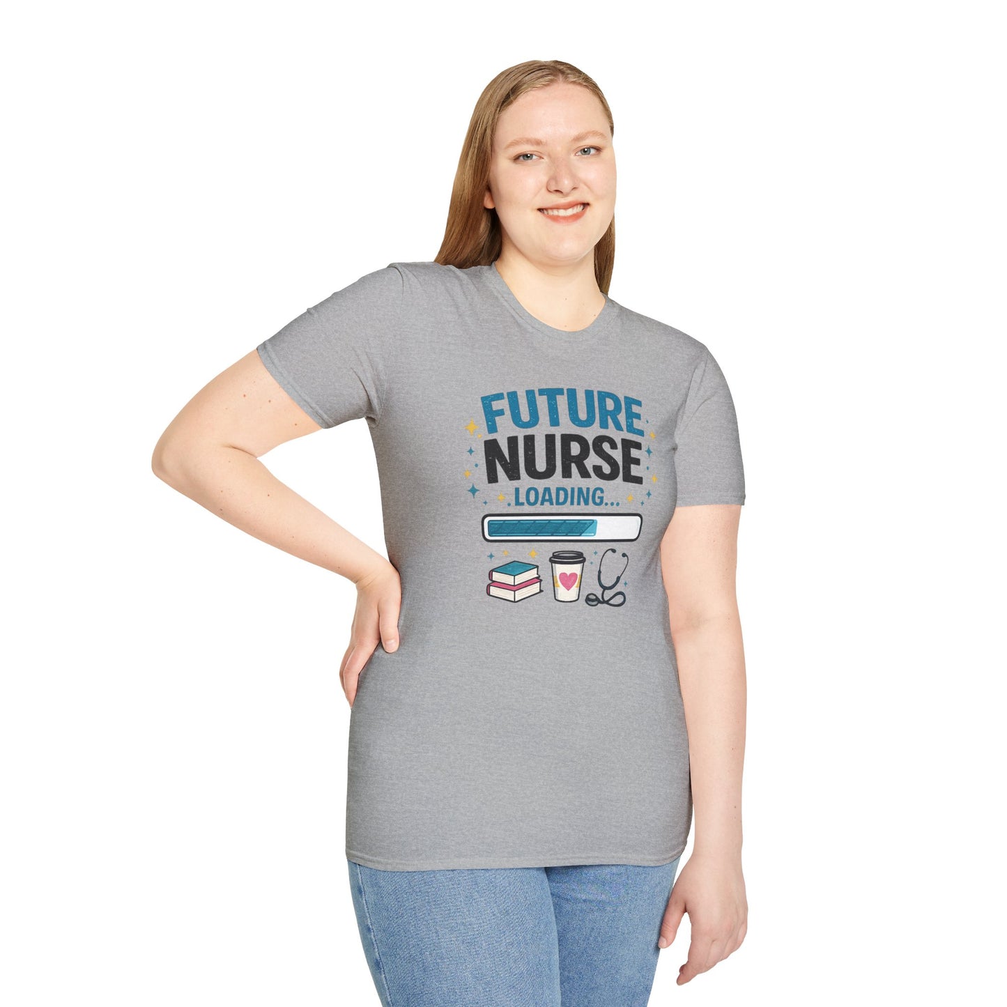 Future Nurse Loading Shirt – Funny Nursing Student T-Shirt, RN School Gift, Nursing School Graduation Tee, Nurse Student Gift Idea