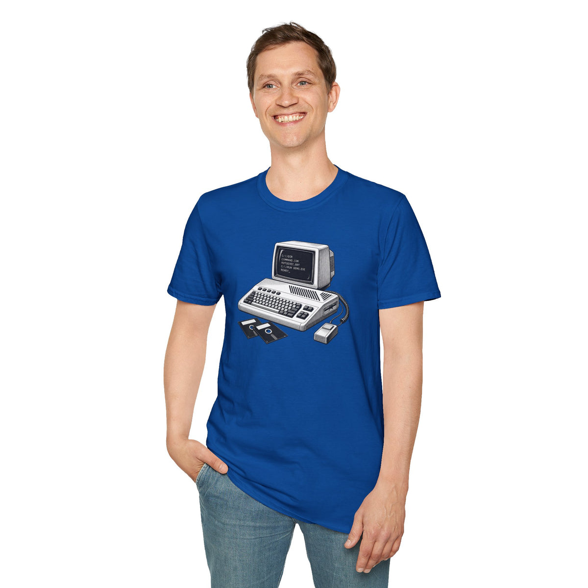 Vintage Computer T-Shirt, Retro Tech Shirt, Floppy Disk Tee, Programmer Gift, Computer Nerd Shirt
