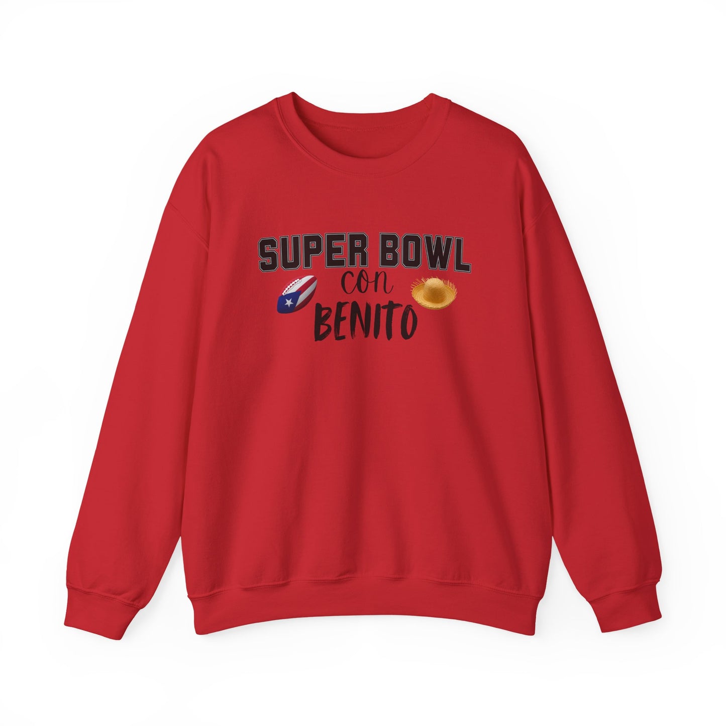 Benito Bowl Halftime 2026 Sweatshirt, Benito Bowl Shirt, Football Fan Gift, Puerto Rico Heritage Sweatshirt, Boriqua Pride Gift