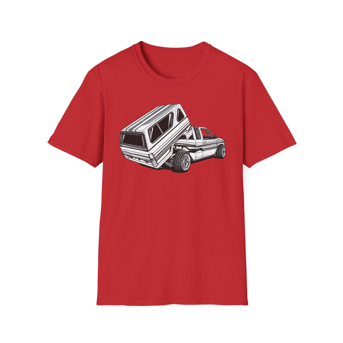 Mini Truck Lowrider Shirt, Lowrider Bed Dancer Truck T-Shirt, Custom Lowered Truck Tee, Car Enthusiast Gift