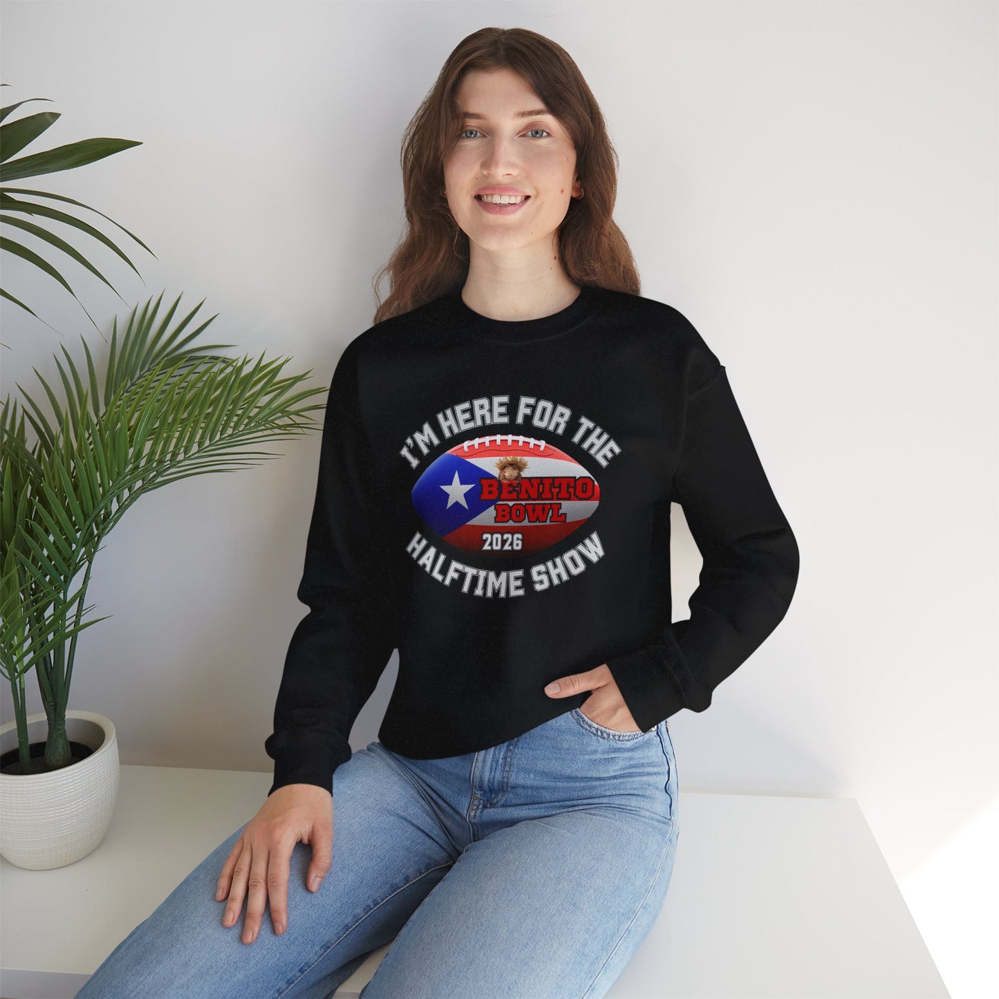 Benito Bowl Halftime 2026 Sweatshirt, Benito Bowl Shirt, Football Fan Gift, Puerto Rico Heritage Sweatshirt, Boriqua Pride Gift