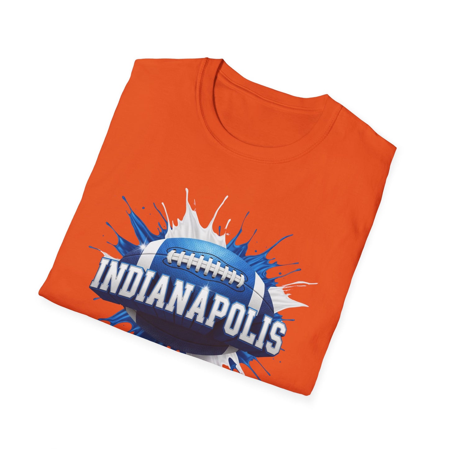 Indianapolis Football Unisex T-Shirt, Indianapolis Team Tee, Football Gift for Indianapolis Fans, Game Day Shirt, Sports Fan Apparel Tee