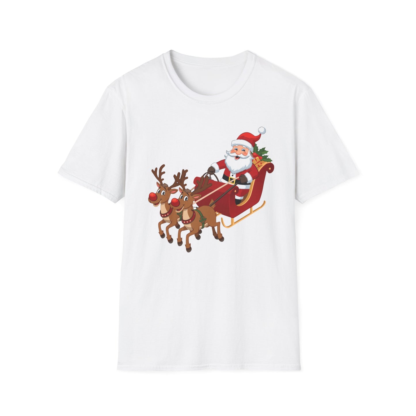 Santa flying Sleigh Shirt, Family Christmas Shirts, Christmas T Shirt, Holiday Shirt, Cute Xmas Shirt for the family, Holiday Gift