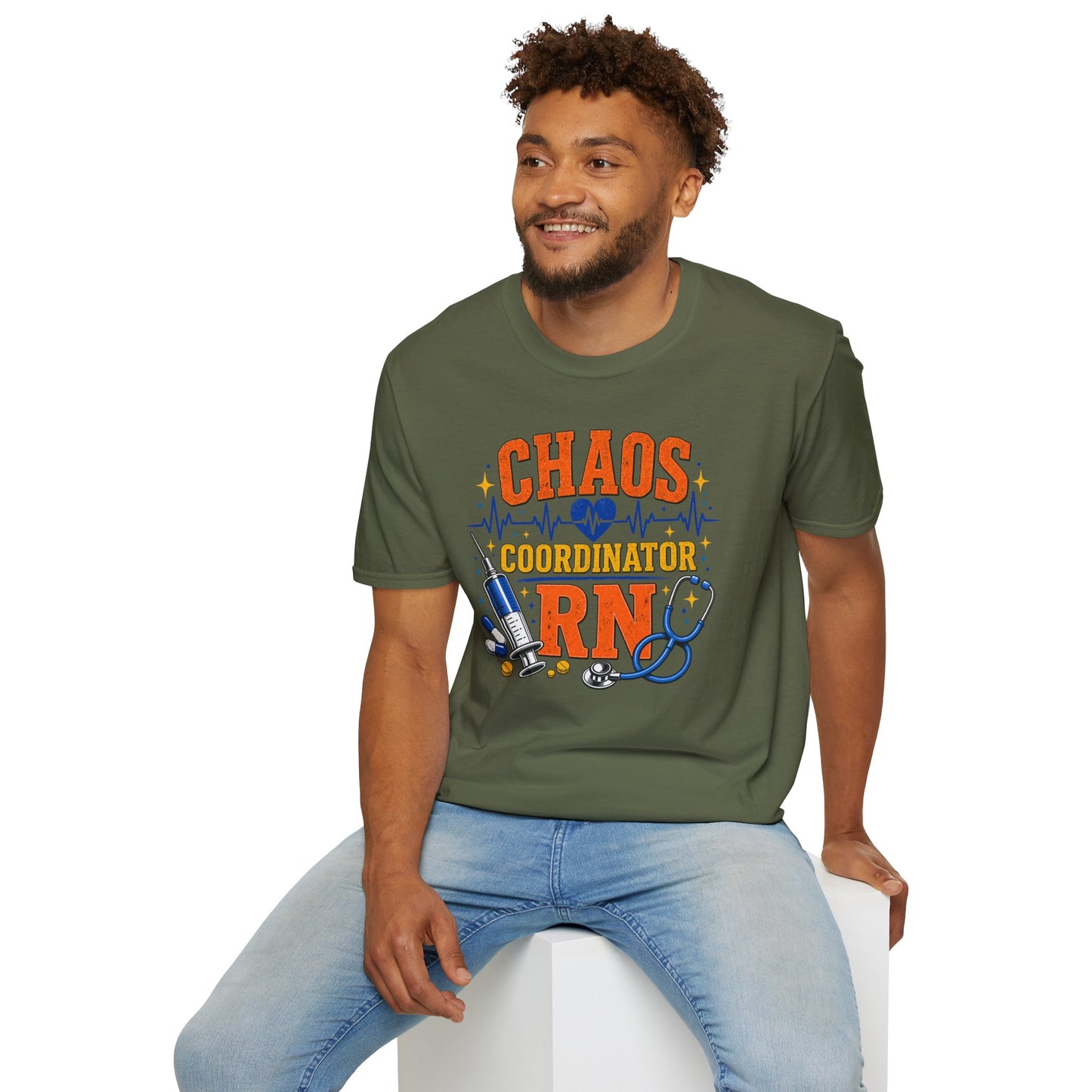 Chaos Coordinator RN Shirt – Funny Nurse Shirt – Nurse Life Tee – Medical Humor Gift for Nurses, RN LPN CNA Nursing Shirt