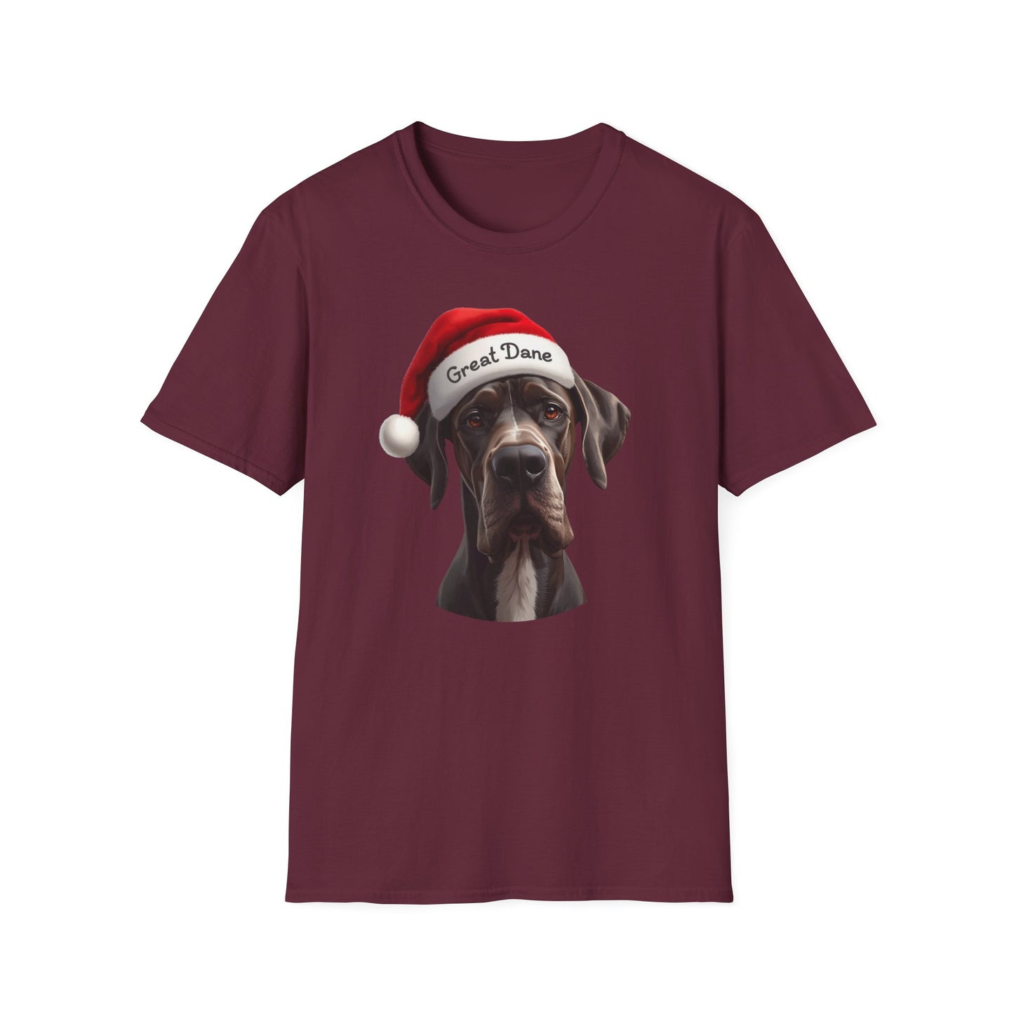 Great Dane Dog Portrait Shirt – Great Dane Dog Lover Gift, Cute Dog Mom Tee, Dog Dad Shirt, Pet Breed Apparel