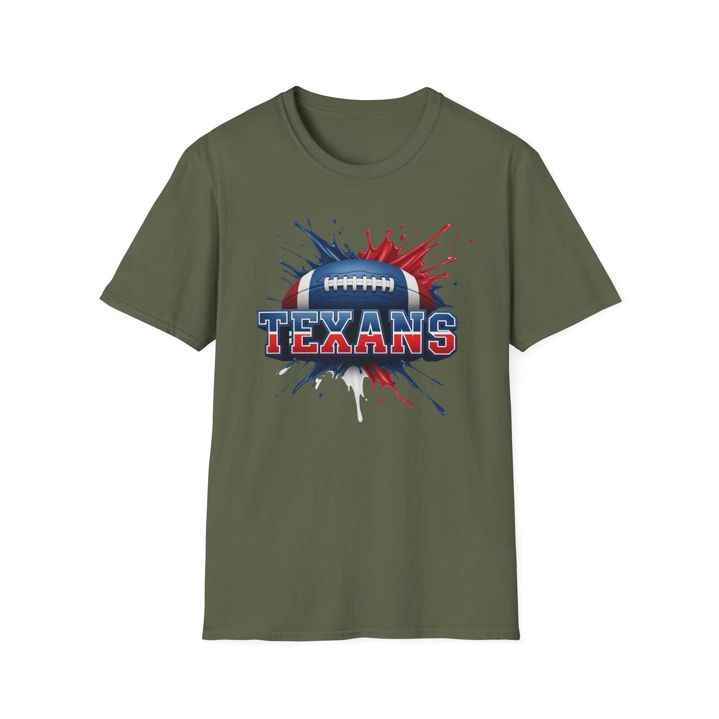 Houston Football Unisex T-Shirt, Houston Team Tee, Football Gift for Houston Fans, Game Day Shirt, Sports Fan Apparel, Football Tee