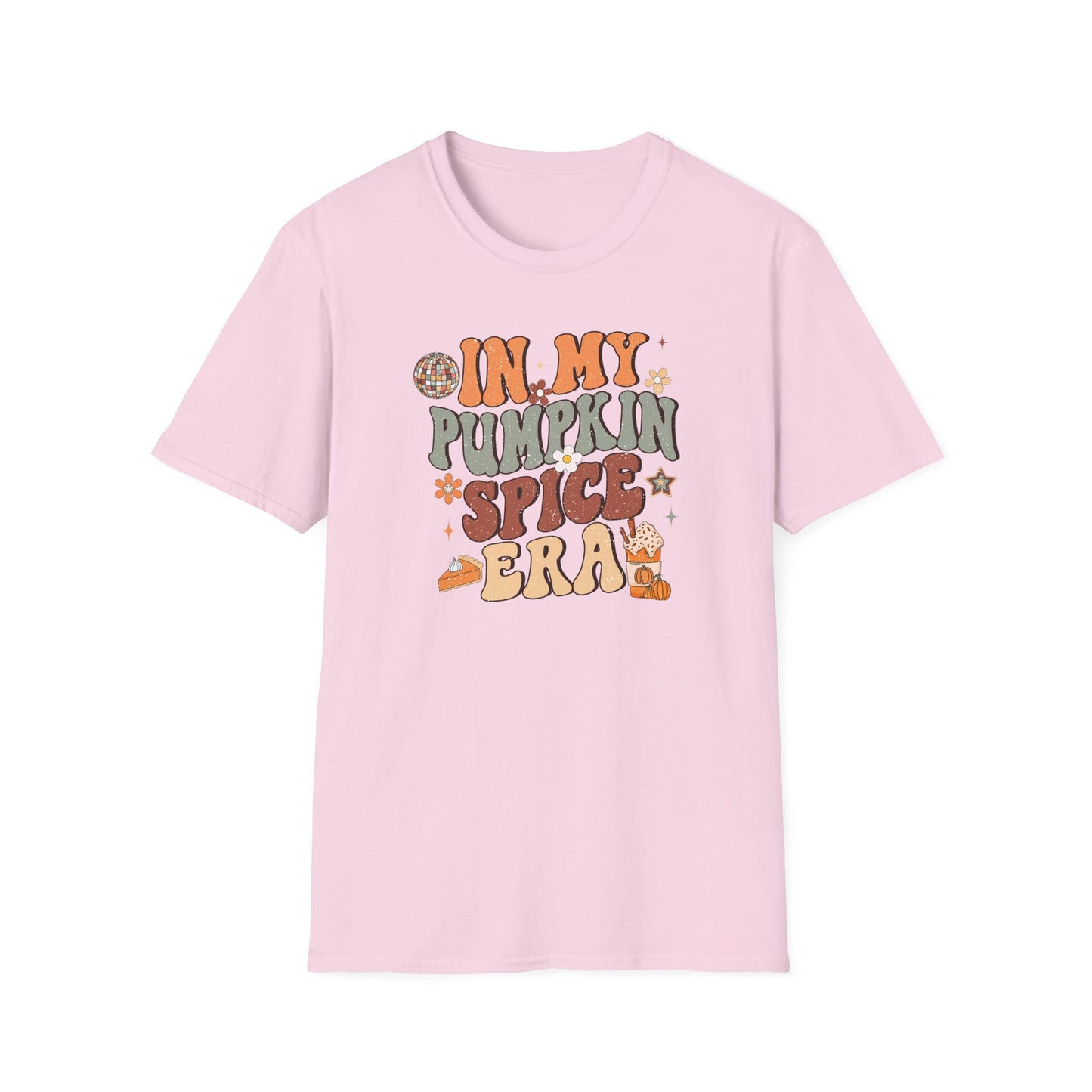 In My Pumpkin Spice Era Fall T-Shirt - Cute Women's Autumn Tee, Thanksgiving Shirt, Pumpkin Thanksgiving Tee, Cozy Fall Tee, Friendsgiving