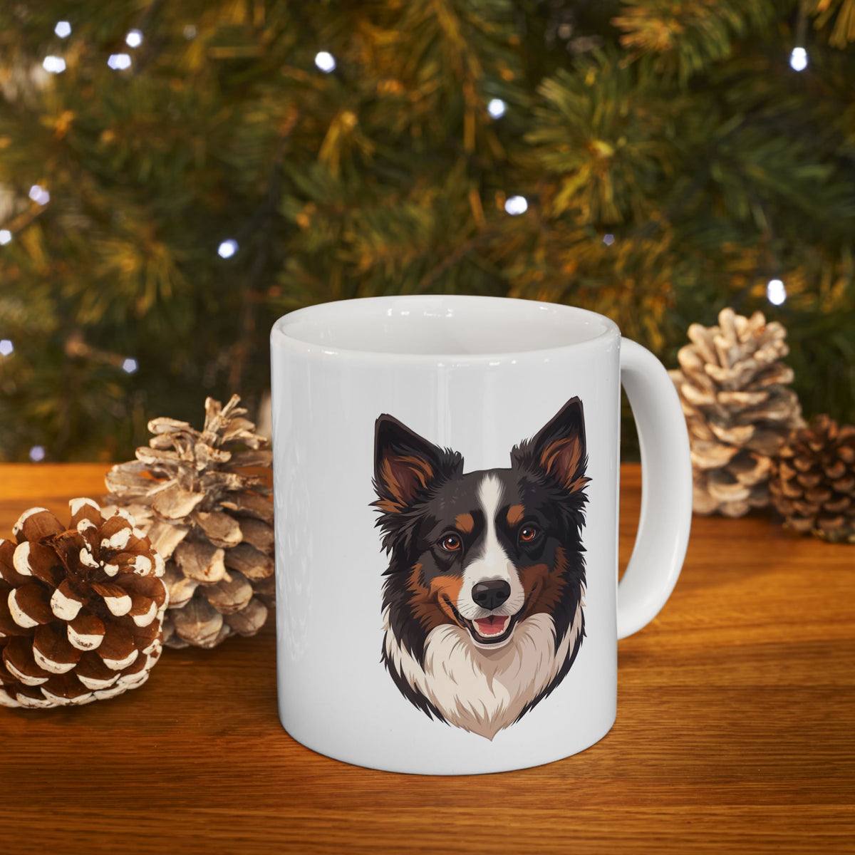 Border Collie Coffee Mug, Collie Dog Mug, Dog Lover Mug, Pet Parent Gift, Border Collie Mom Dad Cup 11oz or 15oz, Dog Lover Gift